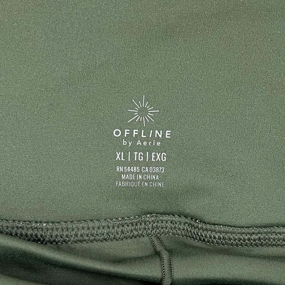 NWT Offline by Aerie Maggie Ruffle Tiered Tennis Skort Green Leopard